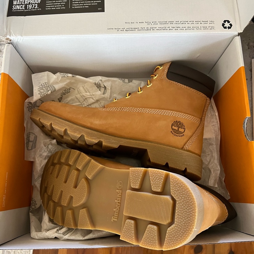 Timberland Tan Tactical Boots with Nubuck Leather - Picture 3 of 7